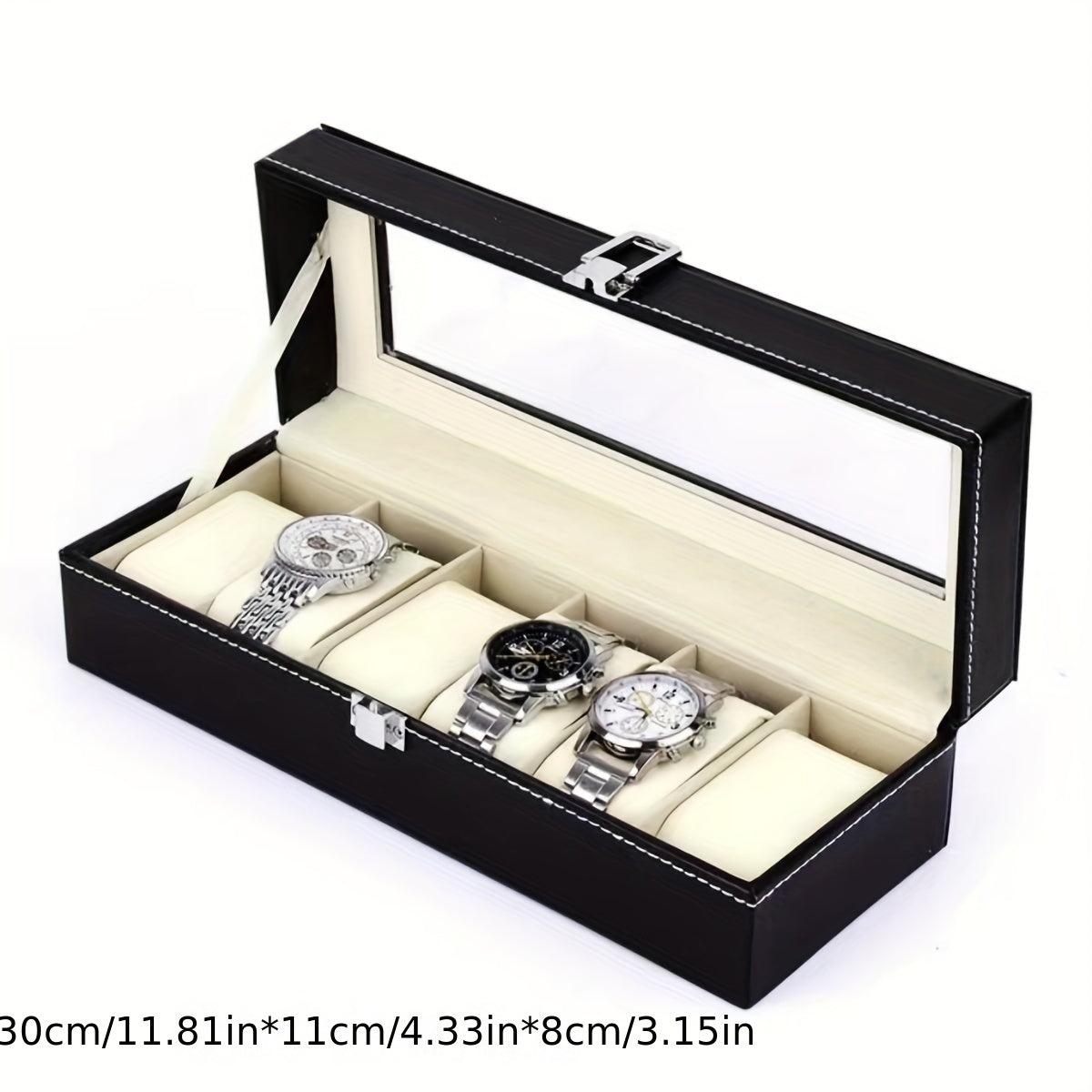 Elegant Watch Storage Box Organizer