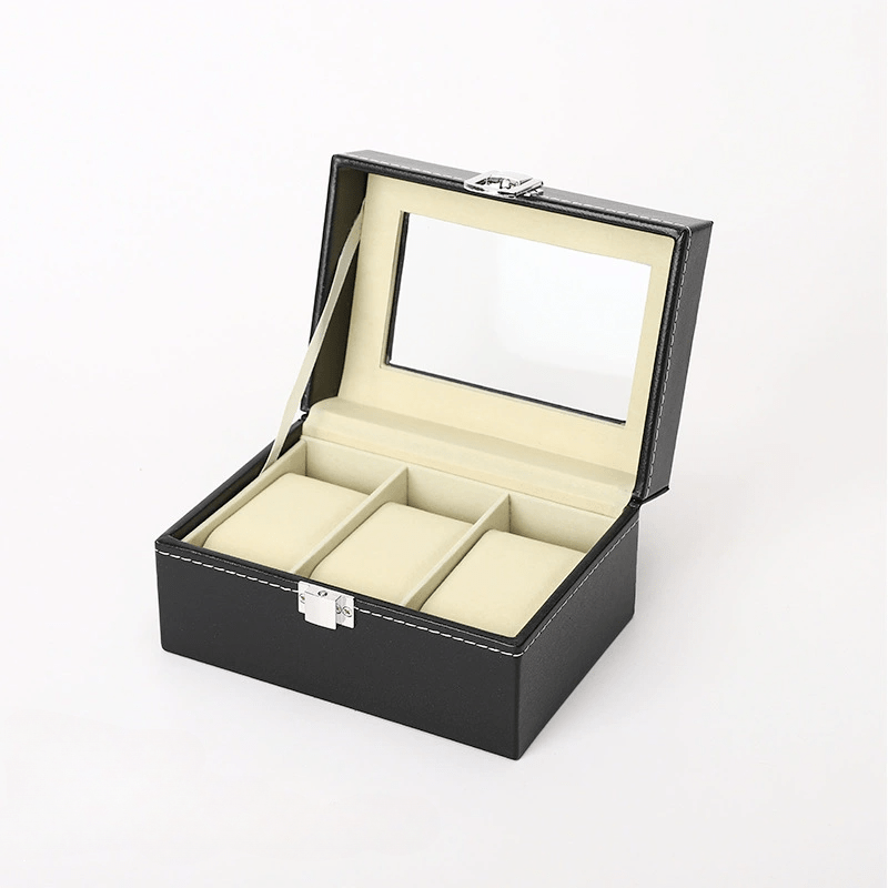 Elegant Watch Storage Box Organizer