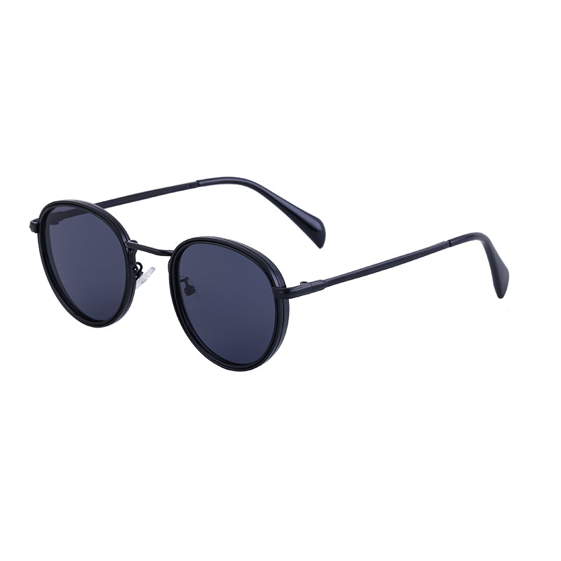 Matte Black Wayfarer Polarized Sunglasses – UV400 Protection