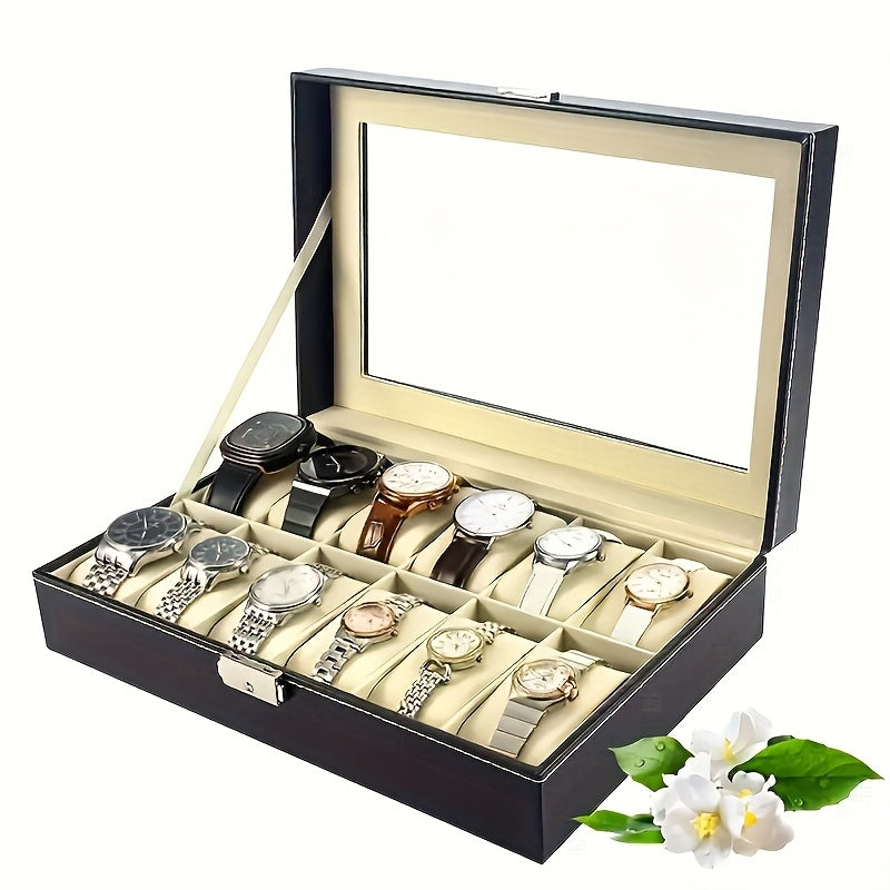 Elegant Watch Storage Box Organizer