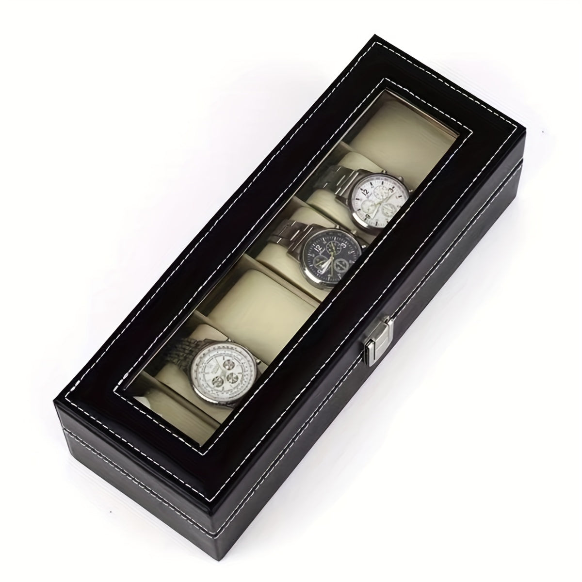 Elegant Watch Storage Box Organizer