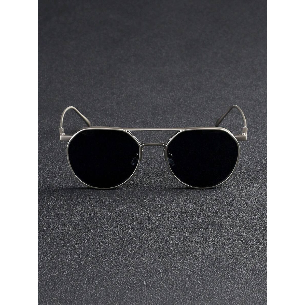 Retro Street Men’s Dual-Beam Fashion Glasses