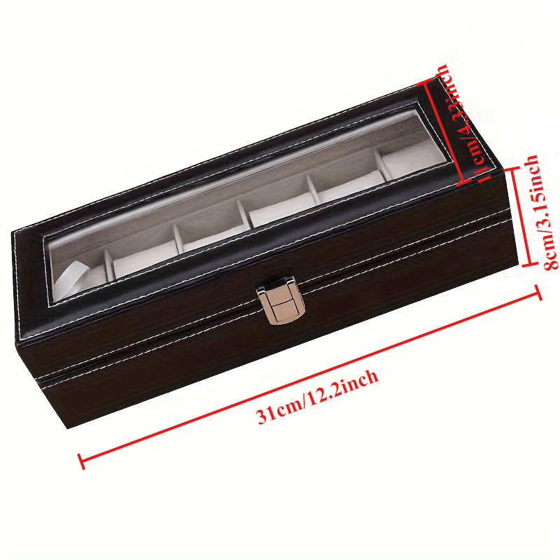 Elegant Watch Storage Box Organizer