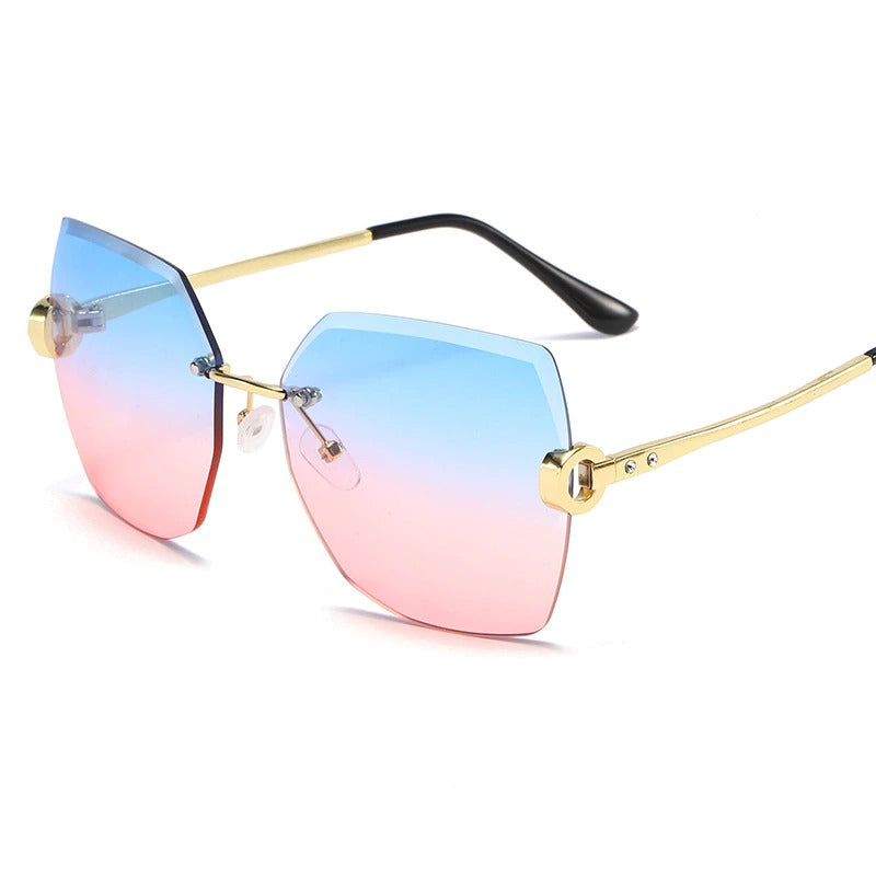 Rimless Designer Sunglasses