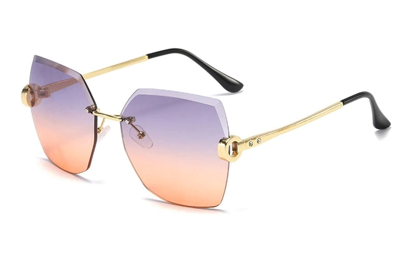 Rimless Designer Sunglasses