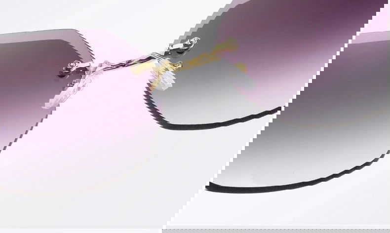 Rimless Designer Sunglasses