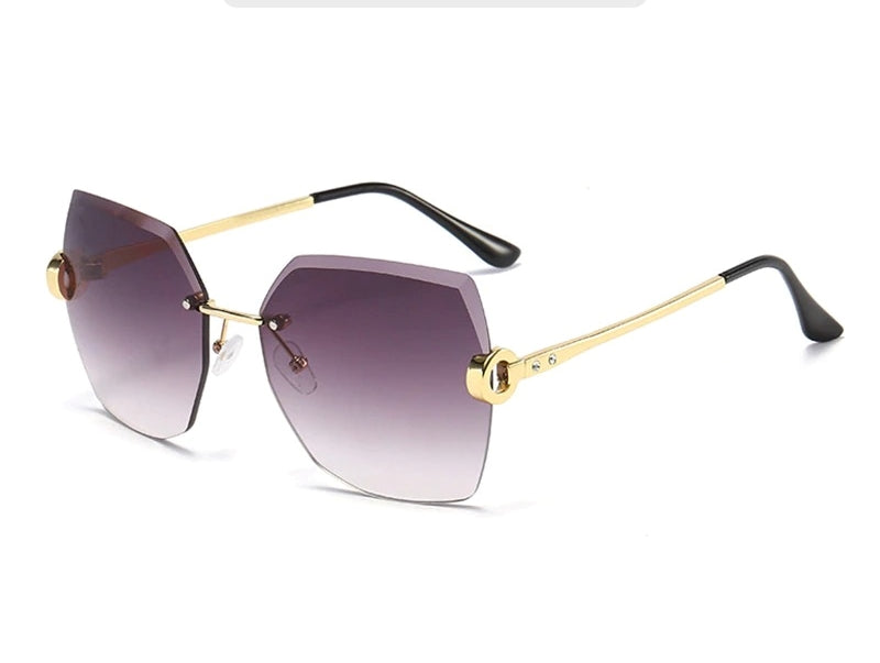 Rimless Designer Sunglasses