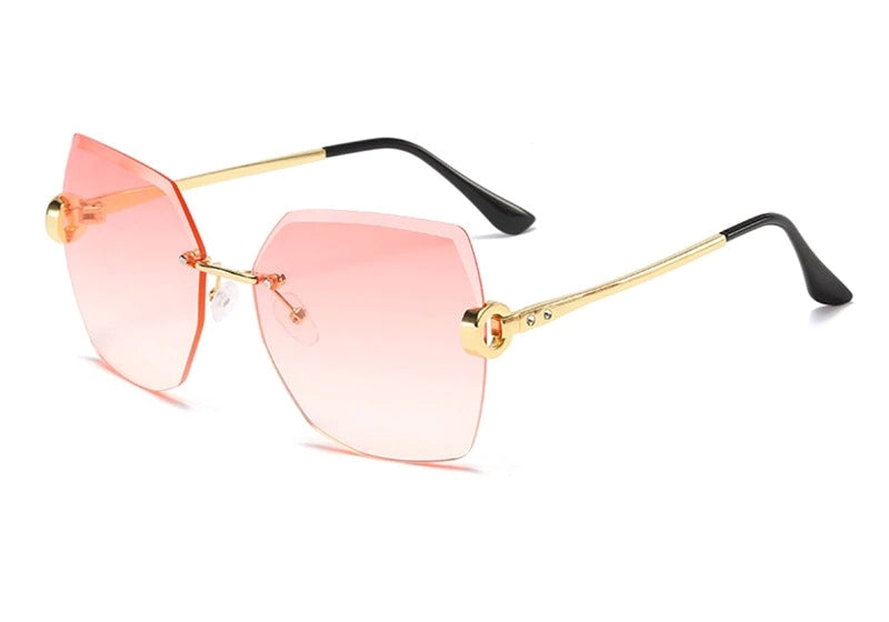 Rimless Designer Sunglasses