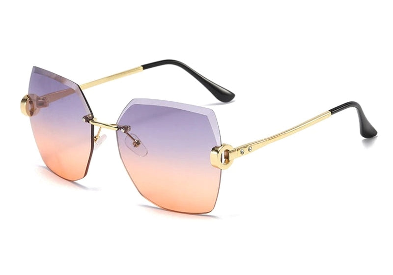 Rimless Designer Sunglasses
