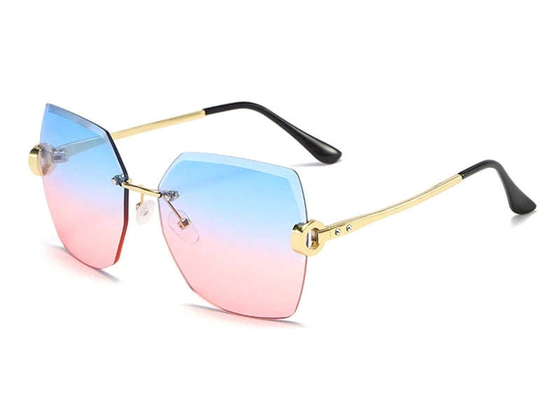 Rimless Designer Sunglasses
