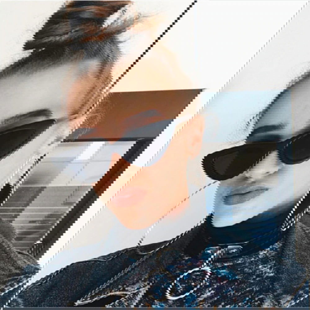 Small Triangle Sunglasses Female Shades Eyewear