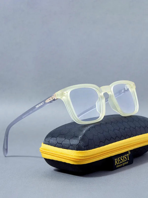 Sabestian Yellow Clear Eyeglass