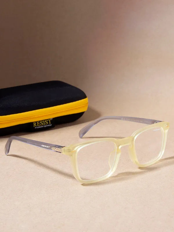 Sabestian Yellow Clear Eyeglass
