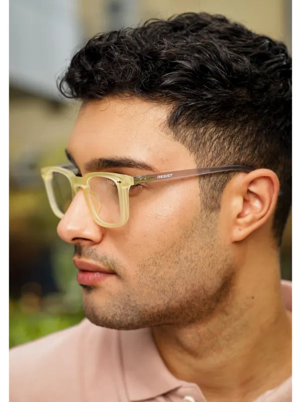 Sabestian Yellow Clear Eyeglass