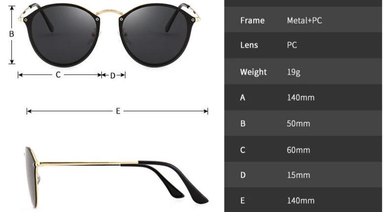 New Blaze Style Rimless Sunglasses For Men And Women