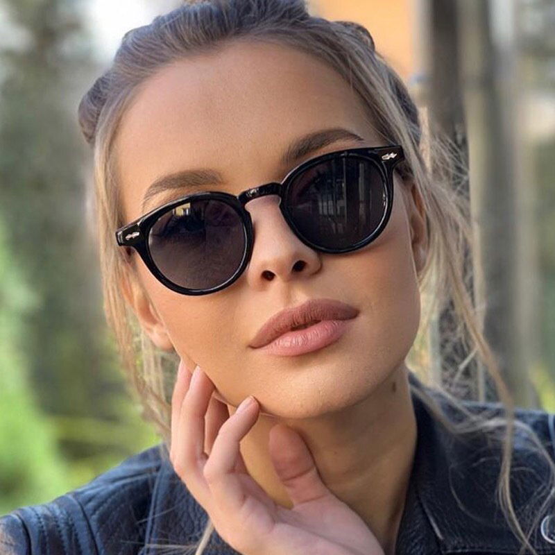 New Round Small Fashion Vintage Sunglasses Men Women