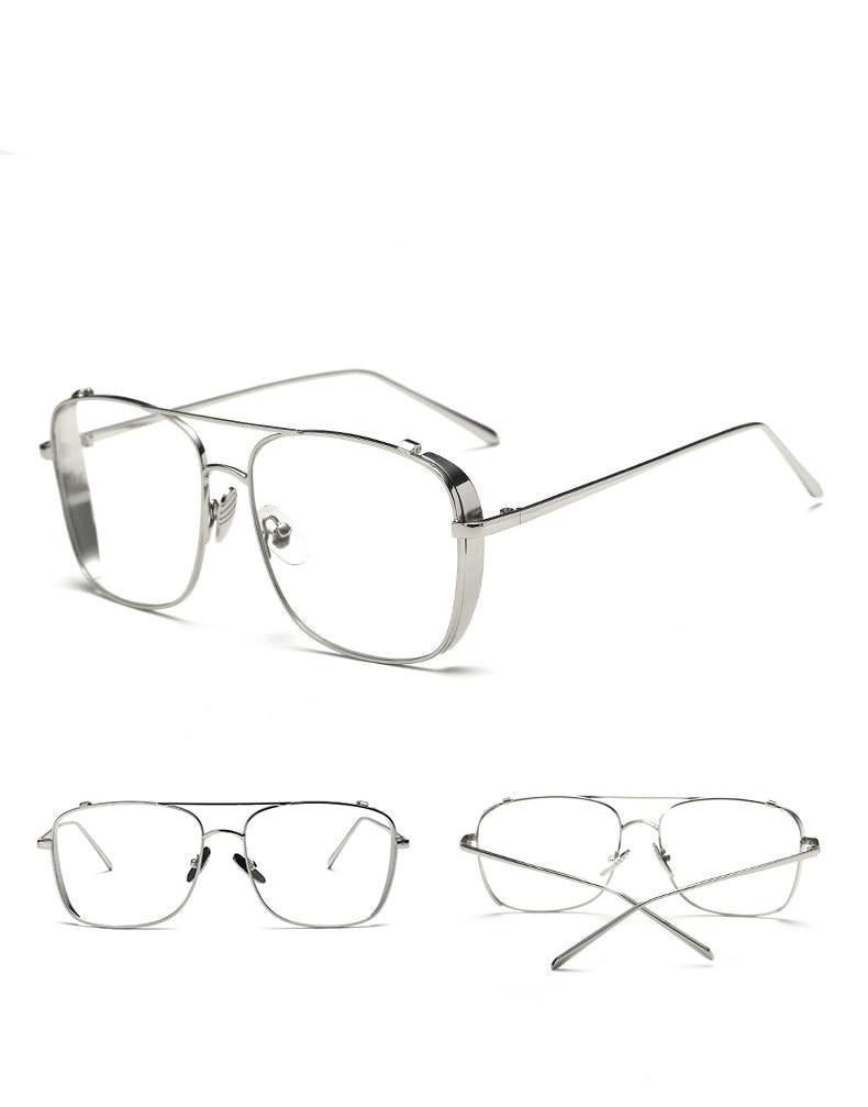 Optical Alloy Glasses Frame Women Men Oversized Transparent Eyeglasses Frames