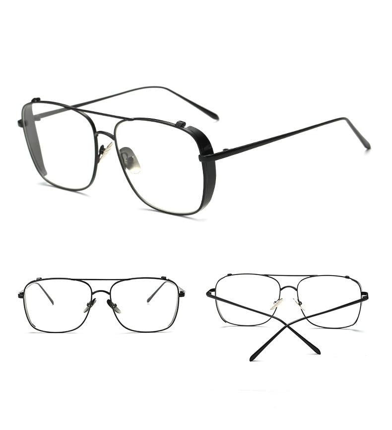 Optical Alloy Glasses Frame Women Men Oversized Transparent Eyeglasses Frames