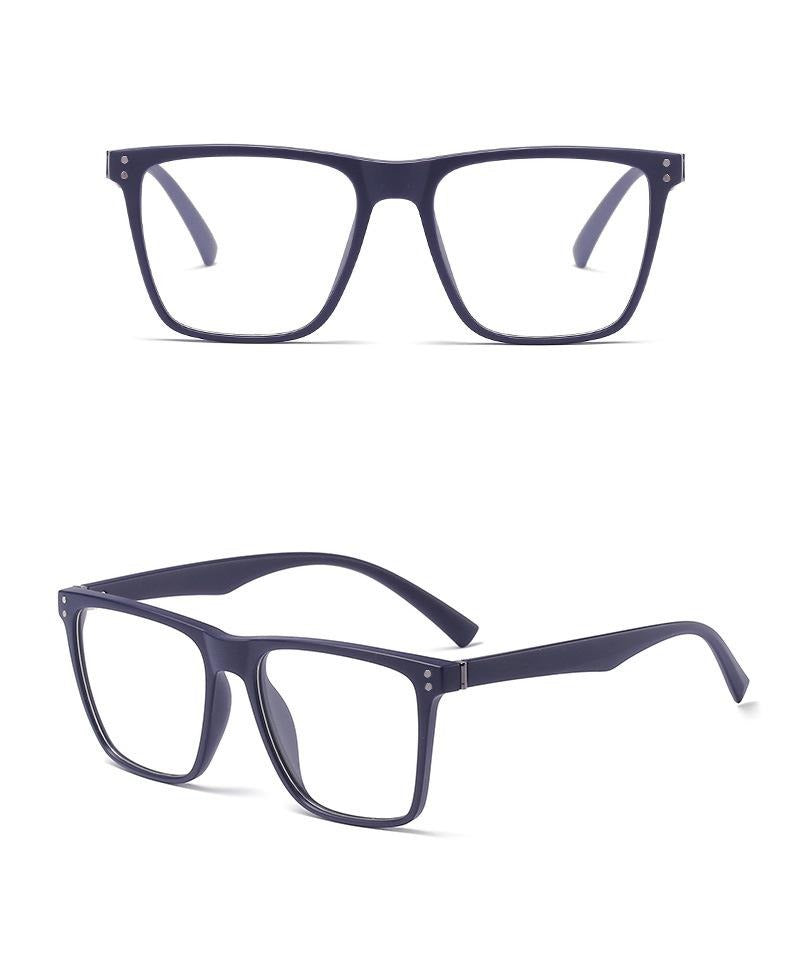 Oversized Square Frame Eyeglasses For Men
