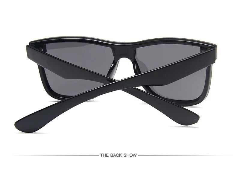 Oversized Square Sunglasses - Trendy Unisex Eyewear for Men and Women