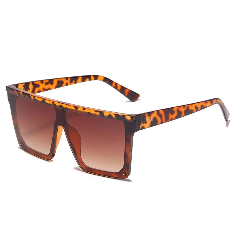 Oversized Square Sunglasses - Vintage Big Frame