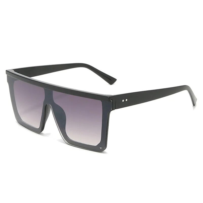 Oversized Square Sunglasses - Vintage Big Frame