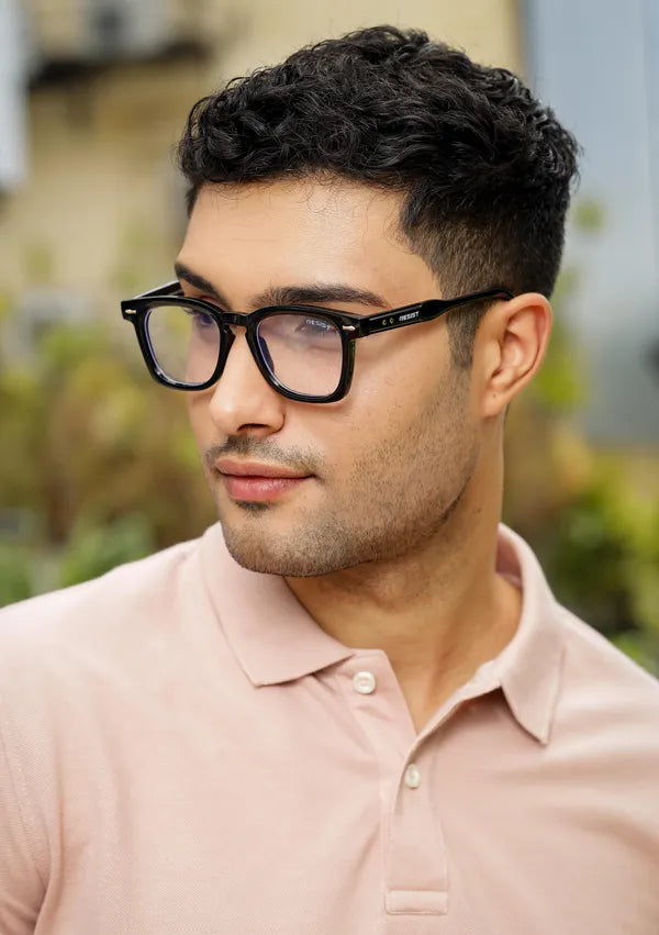 Mini Square Antiblue Eyeglass