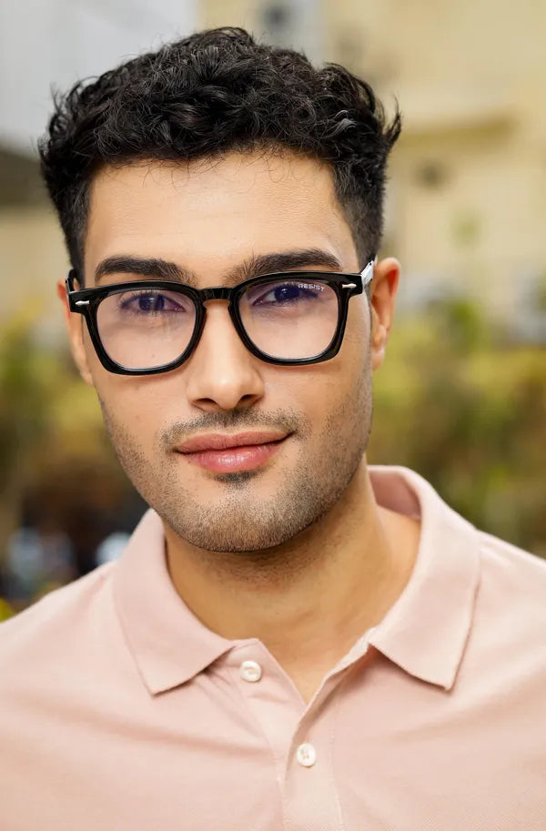 Mini Square Antiblue Eyeglass