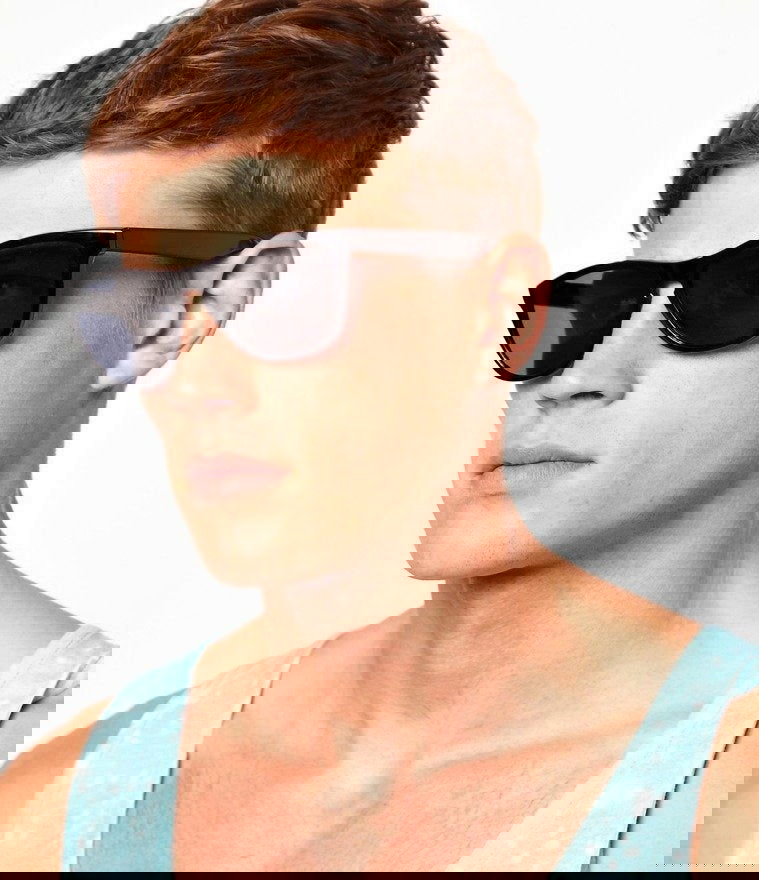 Polarized Square Lens Wayfarer Sunglasses
