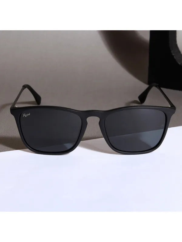 Black UV Protected Wayfarer Sunglasses For Men
