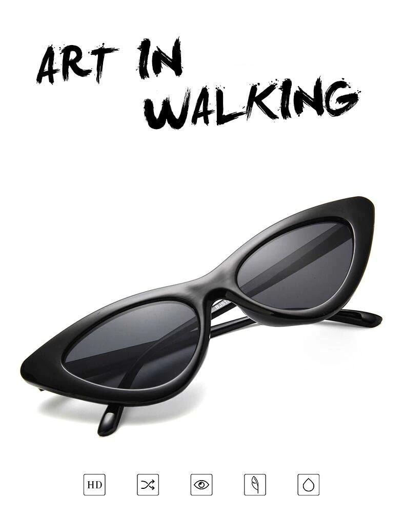Vintage Cat Eye Black Sunglasses
