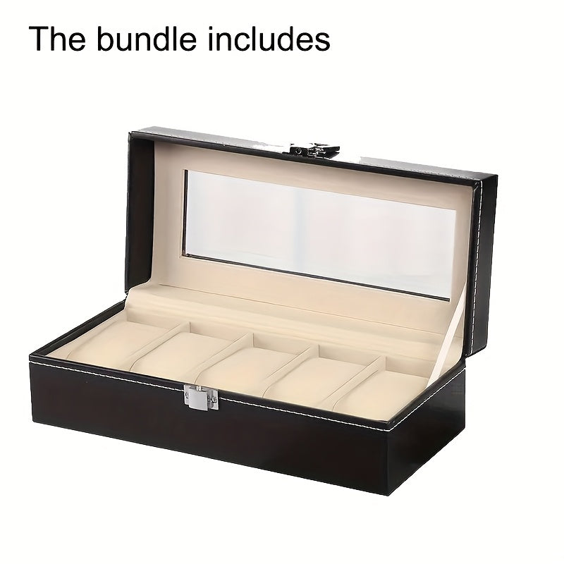 Elegant Watch Storage Box Organizer