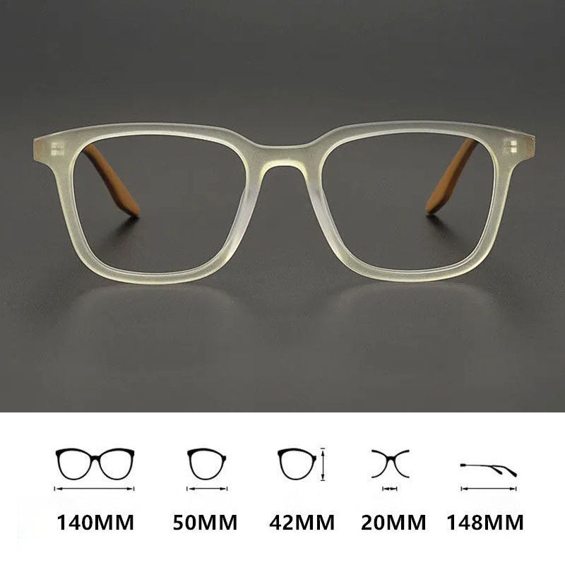Sabestian Yellow Clear Eyeglass