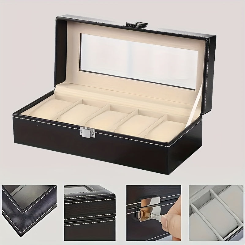 Elegant Watch Storage Box Organizer