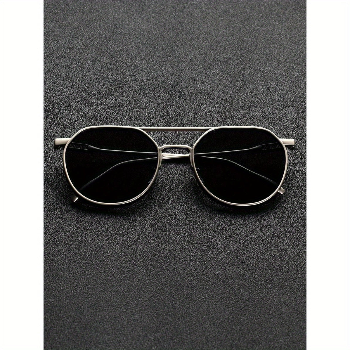 Retro Street Men’s Dual-Beam Fashion Glasses