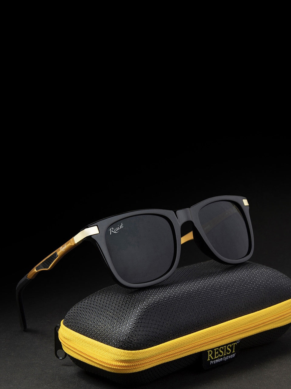 Classic Black Wayfarer Sunglasses (52 mm)