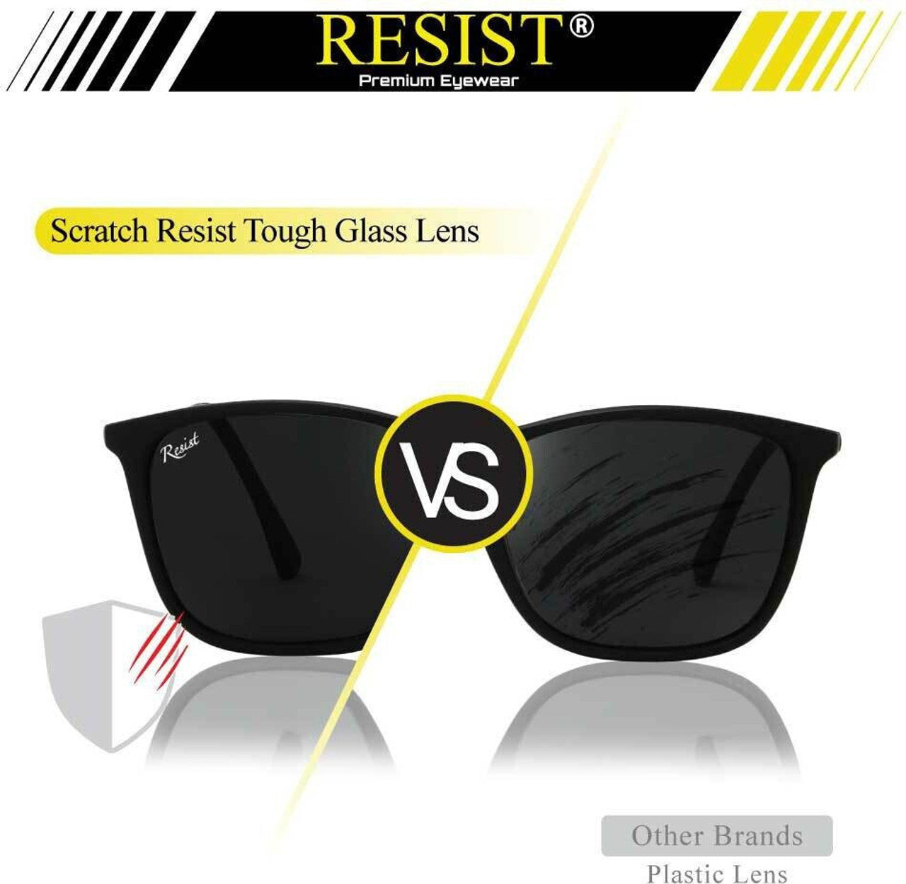 Classic Wayfarer/Rectangular Sunglasses (58 mm)