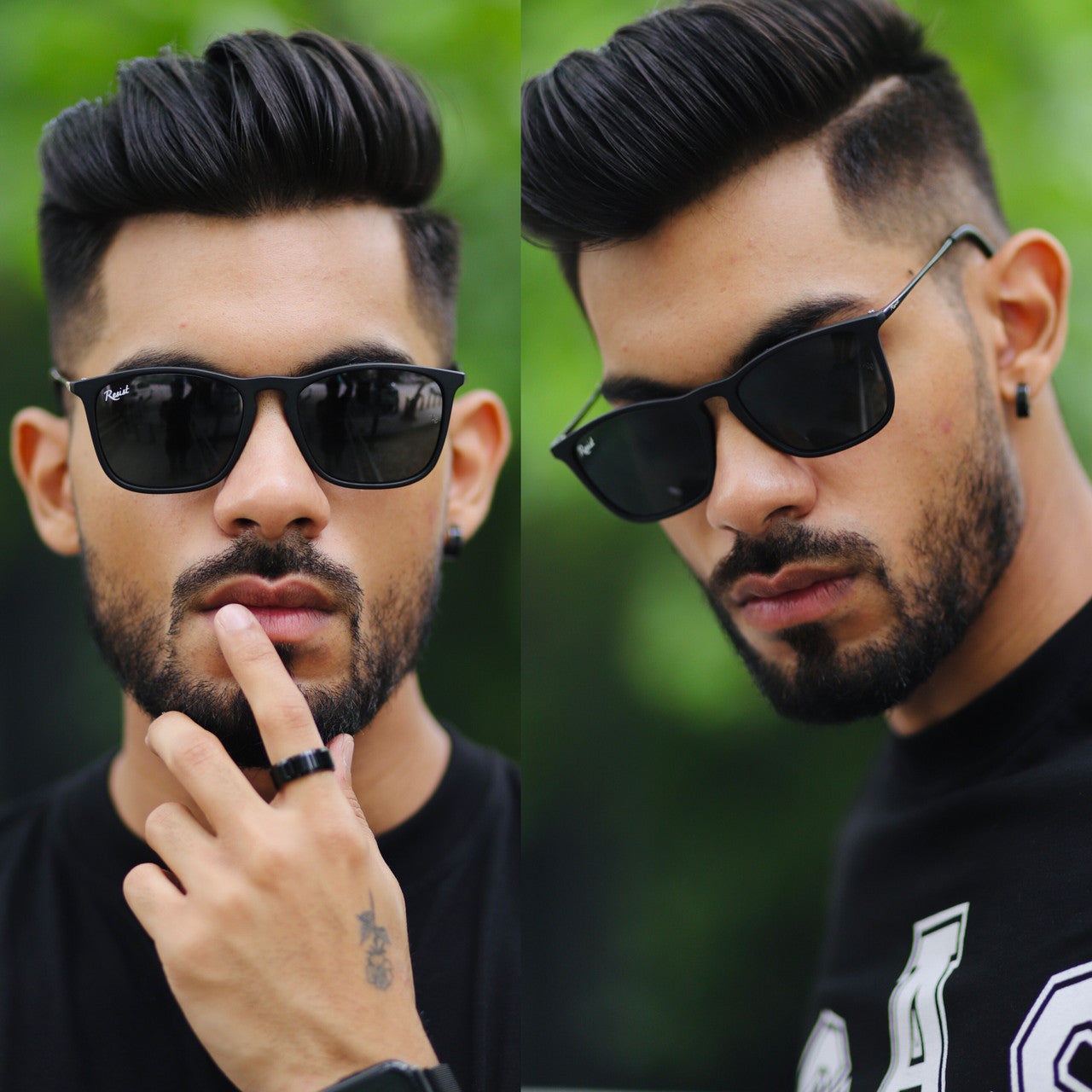 Classic Wayfarer/Rectangular Sunglasses (58 mm)