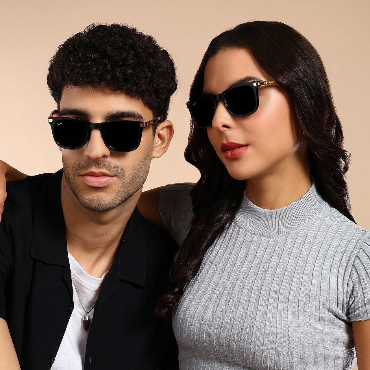 Classic Black Wayfarer Sunglasses (52 mm)