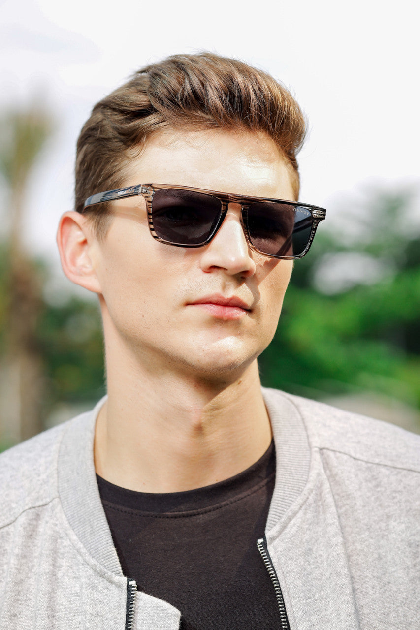 Classic Square Retro Square Sunglasses (55 mm)