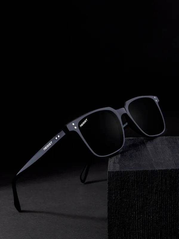 Sunglass Lover small black rectangle sunglasses with matte frame lightweight design and UV400 protective lenses