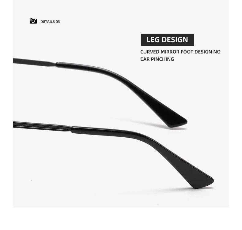 Sunglass Lover close up of black temple legs showing curved leg design for comfort men's gradient frame sunglasses online