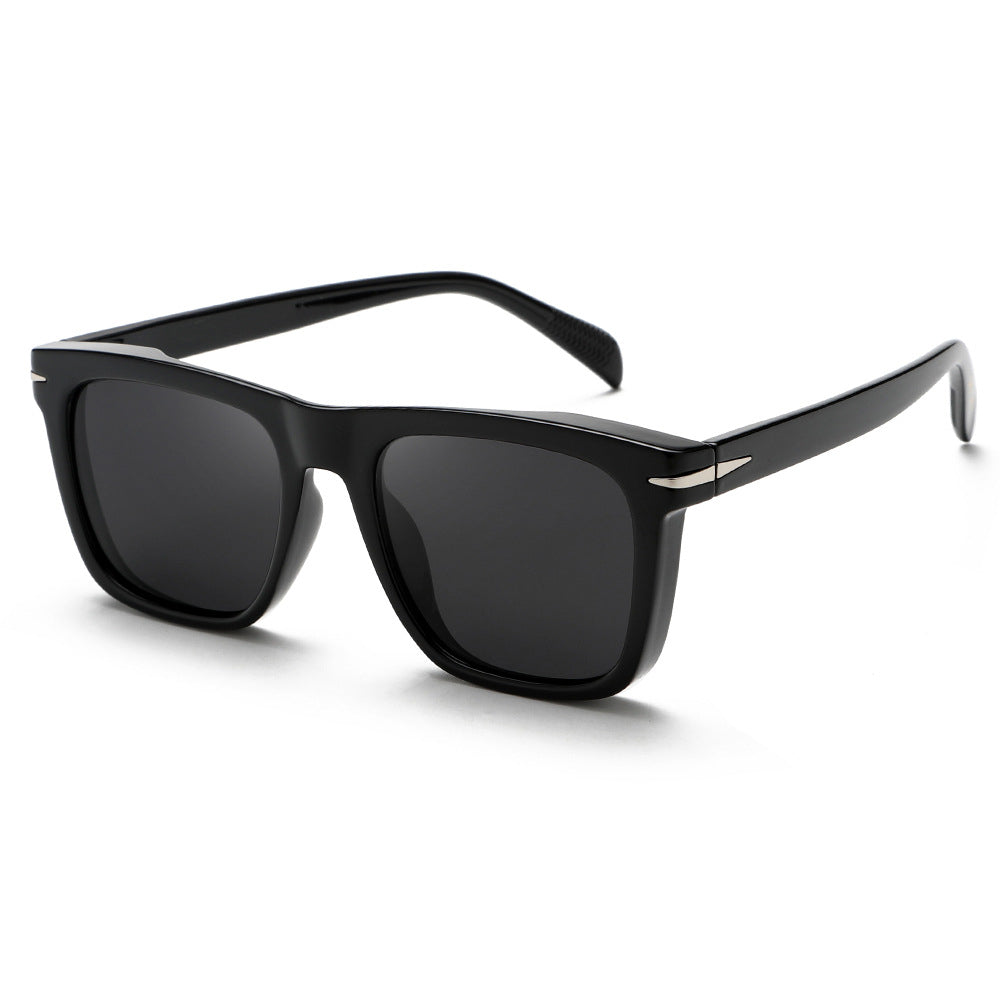 Fashionable Square Black Dress Sunglasses – UV400