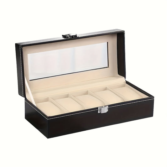 Elegant Watch Storage Box Organizer