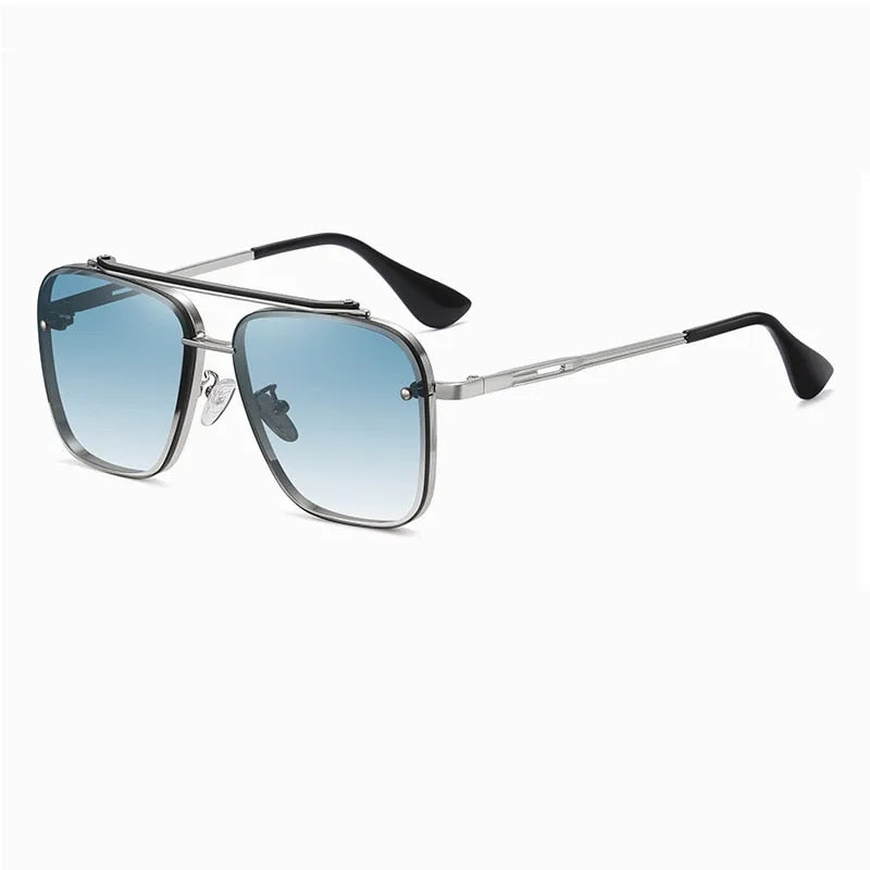  New Oversize Gradient Sunglasses for Men Fashion 