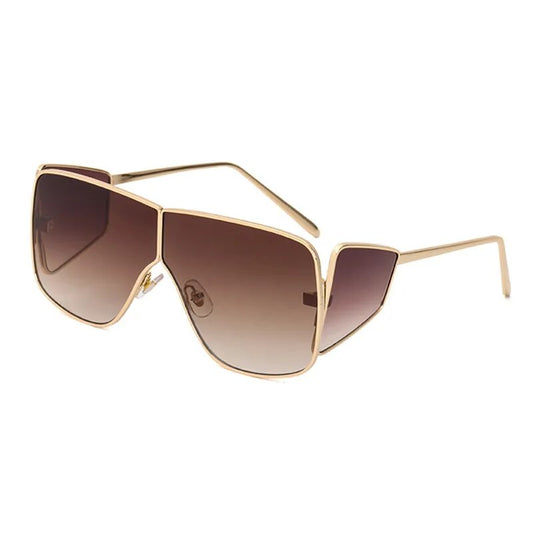  New Oversize Gradient Sunglasses for Men Fashion 