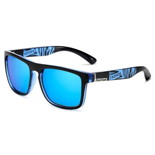  New Polarized Black Sports Square Sunglasses Men's Women 