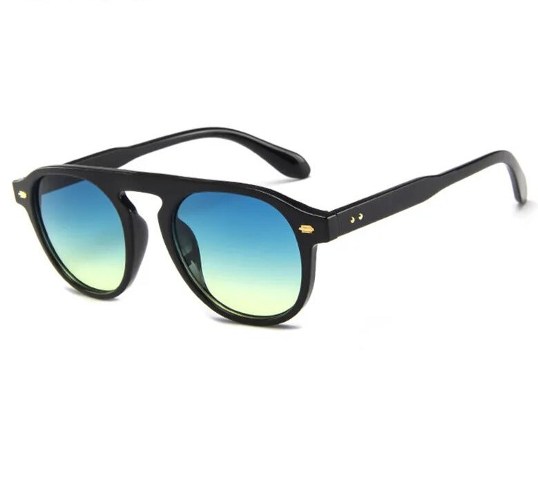  Retro Oval Round  Vintage Elegant Sunglasses Men Women 