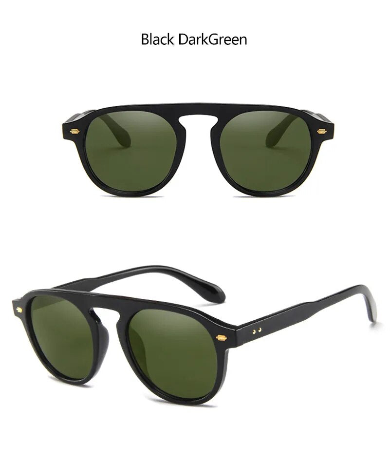  Retro Oval Round  Vintage Elegant Sunglasses Men Women 