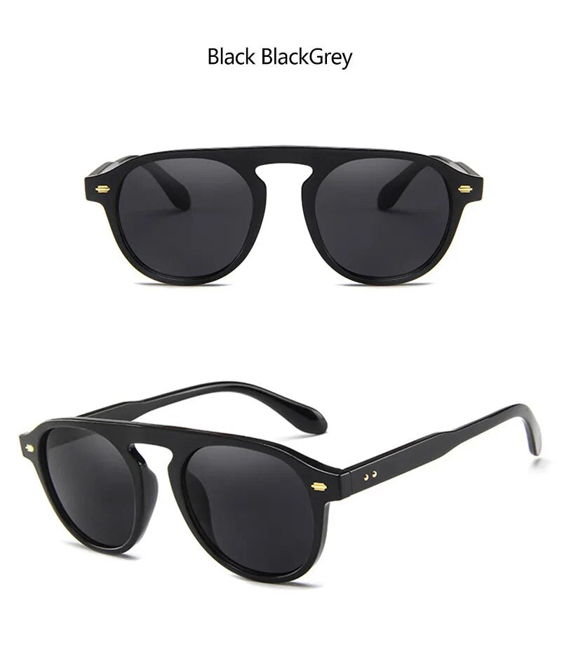  Retro Oval Round  Vintage Elegant Sunglasses Men Women 